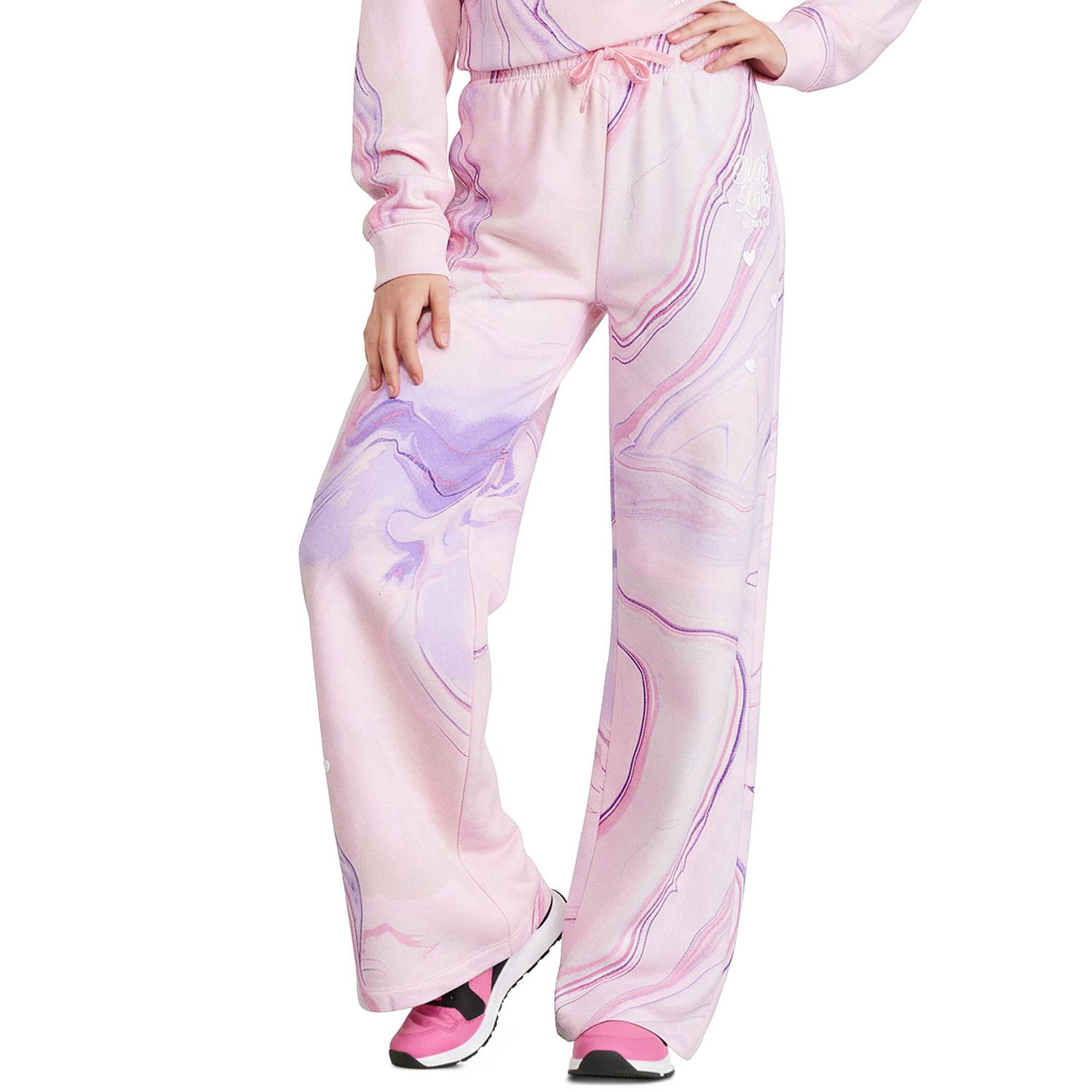 Pantalon de molleton imprimé Justice pour filles