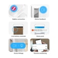 thumbnail image 2 of Tuya Zigbee 3.0 Capteur Intelligent pour Porte et Fenêtre Zigbee2MQTT Détecteurs Protection de Sécurité Contrôle par Application via Alexa Google Home, Performance Uniforme, 2 of 7
