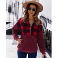 thumbnail image 3 of REDHOTYPE Women's Fleece Jacket Winter Warm Sweatshirt, 3 of 9