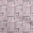 thumbnail image 1 of oneOone Polyester Spandex Pink Fabric Text Sewing Material Print Fabric By The Yard 56 Inch Wide, 1 of 5
