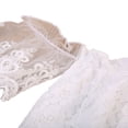 thumbnail image 4 of Baby Girls Lace Off Shoulder Lovely Jumpsuit Outfits, 4 of 4