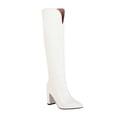 thumbnail image 2 of Bottes Mode Grande Taille Femmes Bottes à Tige Longue à Imprimé Serpent Chaussures à Talons Bas Pointues Bottes Bottes Cavalières, 2 of 7