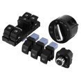 thumbnail image 2 of 6 Pcs Interrupteur de Commande Maître, Rétroviseur de Voiture pour MK5 MK6 Lapin B6 3C, 2 of 7