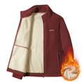 thumbnail image 2 of LOVZFMLL Jackets for Men's Padded Thickened Shaker Fleece Collar Fall And Winter Jacket Coat, 2 of 9