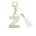 thumbnail image 2 of tumgatte New White Tassel Letter Key Chain Crystal Drop Pendant Fashionable Bag Key Chain Wal&mart Deals, 2 of 2