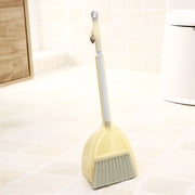 Chmadoxn Dorm Room Essentials, Children's Brooms And Dustpan Set, Brooms And Dustpan Set For Home, Stainless Steel Handle Brooms With Dustpan Combo Set For Home Office Plastic broom set