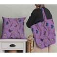 thumbnail image 5 of Soimoi Purple Moss Georgette Fabric Flower & Butterfly Print Sewing Fabric BTY 42 Inch Wide, 5 of 5