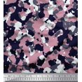 thumbnail image 1 of Soimoi polyester Crepe Fabric Two Tone With White Camouflage Decor Fabric Printed Yard 42 Inch Wide, 1 of 3