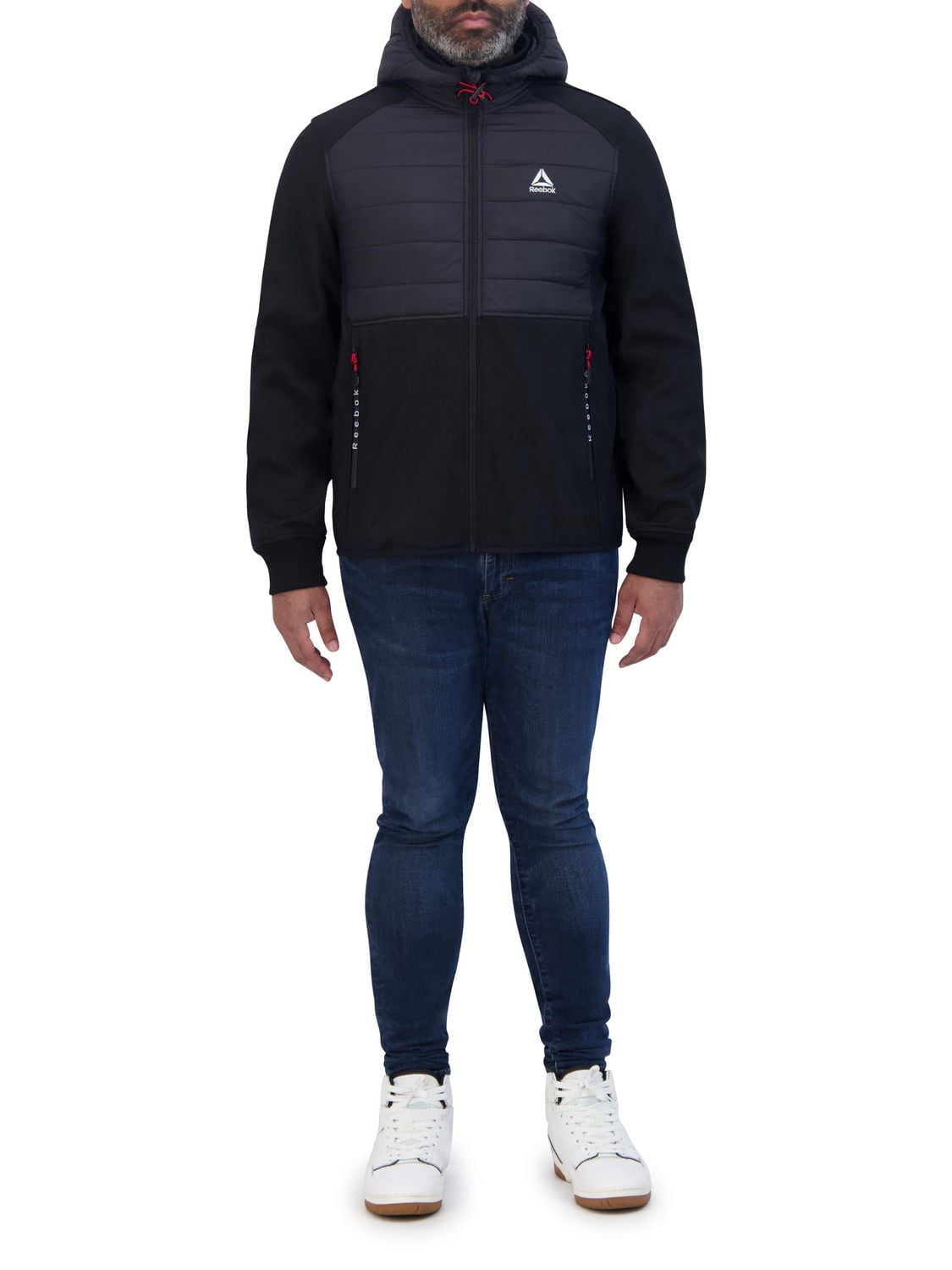 Rebook Men's Mixed Media Jacket