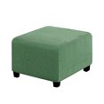 thumbnail image 1 of relayinert Stretch Ottoman Cover High Elastic Skin Friendly And Breathable Easy To Install Fine Workmanship light green S, 1 of 6