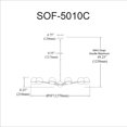 thumbnail image 2 of Sofia Chandelier, 2 of 2