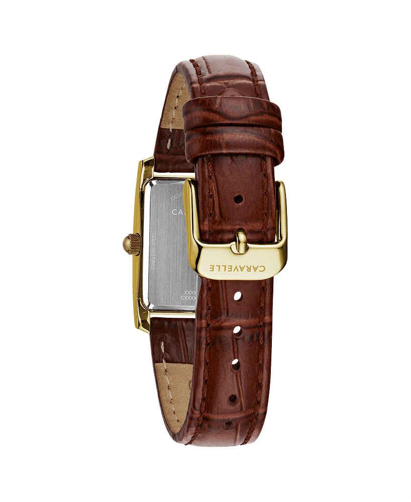 Caravelle Ladies Gold-Tone Quartz Watch