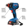 thumbnail image 2 of BOSCH GDX18V-1600B12 18V Freak 1/4 In. and 1/2 In. Two-In-One Bit/Socket Impact Driver Kit, 2 of 5