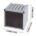 thumbnail image 3 of Box for Storage Guitar Paddle Storage Box Analog Speaker Accessory Storage, 3 of 3