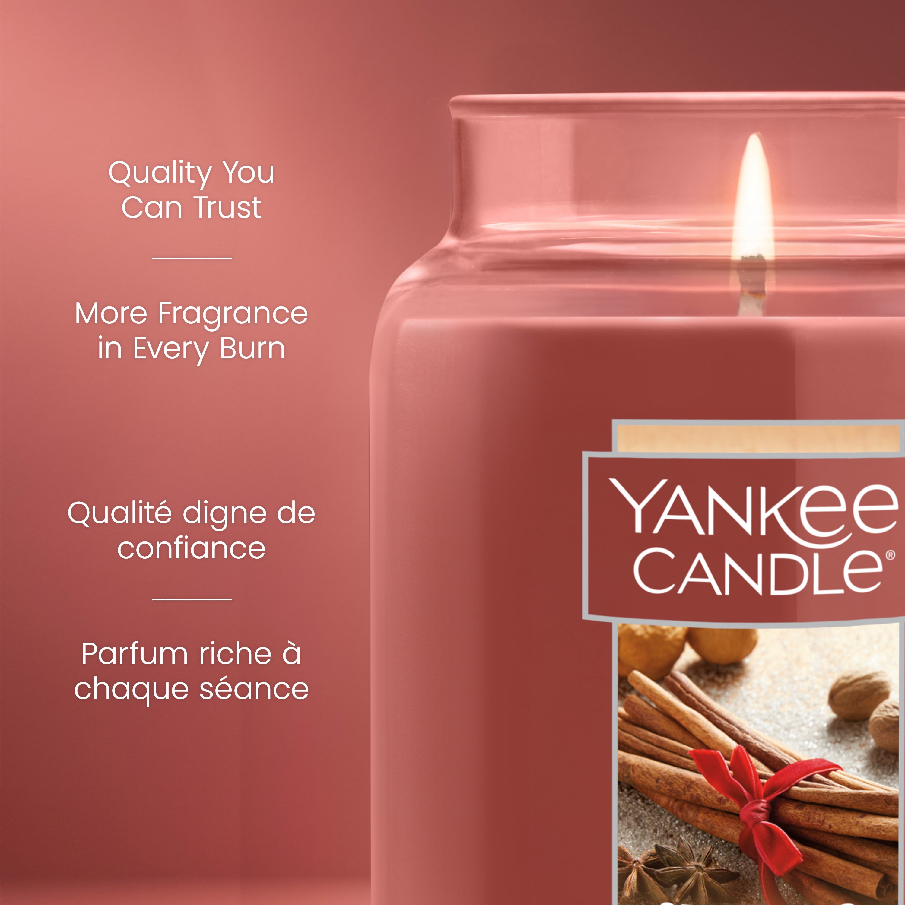 Bougie parfumée Yankee Candle, format original grande jarre