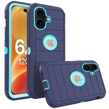Asuwish Compatible with iPhone 17 6.3 inch Phone Case Hybrid Rugged Shockproof Hard Protective Drop Proof Full Body Heavy Duty Mobile Cell Cover for i Phone17 i17 17Case Women Men Blue