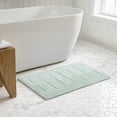 thumbnail image 2 of Martha Stewart Everyday 100% Cotton Tufted Reversible Bath Rug Pale Jade, 20" x 34", 2 of 6