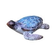 pdqouc Aquarium Decor,Realistic Resin Small Sea Turtle Fish Tank Decorations, 3 Colors Garden Aquarium Fish Tank Decor Animal Home Desktop Decorations