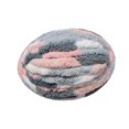 thumbnail image 2 of Thick Chunky Yarn Polyester Yarn for Knitted Blanket Mat Pet Beds Rug Making Pink Gray, 2 of 8
