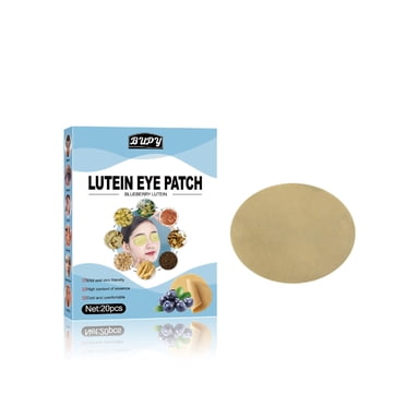 FcBaudy Patch pour les Yeux à la Lutéine de Bleuet Soulage la Fatigue Oculaire et la Sécheresse Compresse Froide Non Tissée Patch pour les Yeux Masque pour les Yeux Patch pour les Yeux 20 Pcs Patch pour les Yeux