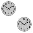 thumbnail image 4 of mmirethe Unique Style Round Wall Clock Timeless For Any Space Durable Construction Decorative Wall Clock As Shown type 3 2Set, 4 of 6