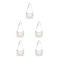 thumbnail image 2 of maskred Underarm Bag For Fashionable And Versatile Women For Everyday Wide white 5Set, 2 of 6