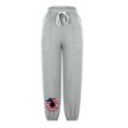 thumbnail image 4 of VEKDONE Womens Linen Long Pants Gray L, 4 of 6
