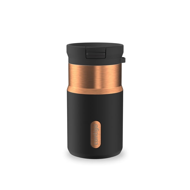 Contigo SnapSeal Travel Mug, 10 oz (296 ml), Insulated Stainless Steel Tumbler for Hot Coffee & Tea or Cold Drinks, 100% Leakproof, BPA & Lead-Free