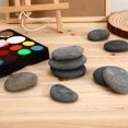thumbnail image 1 of OFFIGAM 9Pcs Pebble Stones Kids Flat Rocks for Painting and Crafts, 1 of 6