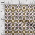 thumbnail image 1 of oneOone Silk Tabby Fabric Floral Flame Stitch Print Fabric BTY 42 Inch Wide, 1 of 3