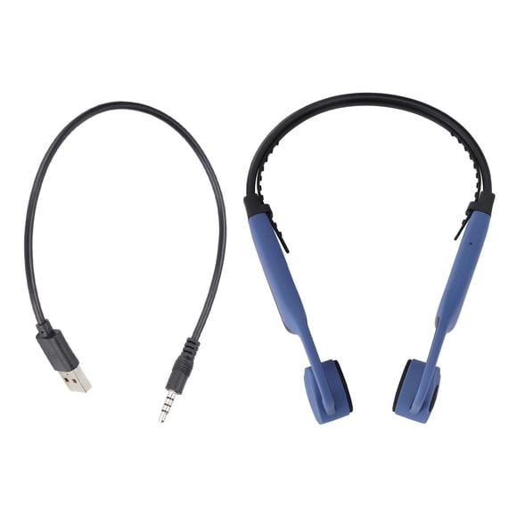 Waterproof Headphones, Stable And Durable IPX8 Waterproof Grade Open Ear Headphones Built-in 16GB Memory For Home For Gym Blue