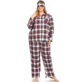 thumbnail image 4 of White Mark Pyjama Trois Pièces à Boutons pour Femme, 4 of 5