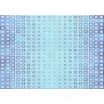 thumbnail image 1 of Ahgly Company Machine Washable Indoor Rectangle Transitional Iceberg Blue Area Rugs, 5' x 7', 1 of 7