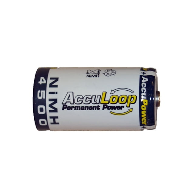 8-Pack C NiMH AccuPower AccuLoop Batteries (4500 mAh)