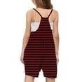 thumbnail image 3 of LSLJS Girls Summer Sleeveless Casual Romper Spaghetti Strap Shorts Jumpsuit With Pockets, Girls' Jumpsuits & Rompers Summer Clothes, 3 of 6