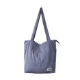 thumbnail image 1 of Leisure Large Capacity Shopping Bag Ladies Bags Canvas Tote Simple Shoulder Bag, 1 of 5