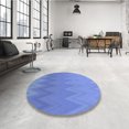 thumbnail image 4 of Ahgly Tapis Rectangulaire Lavable en Machine Intérieur Transitionnel Bleu Ciel, 5 Pieds x 7 Pieds, 4 of 7