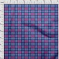 thumbnail image 2 of oneOone Polyester Lycra Fabric Madras Check Decor Fabric Printed BTY 56 Inch Wide, 2 of 3