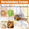 thumbnail image 4 of Baohd 4pcs Silver Stainless Steel Biscuit Attachment For Meat Mincer Easy To And Versatile High, 4 of 6