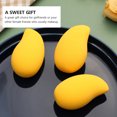 thumbnail image 3 of HEATSHAKING 3Pcs Premium Yellow Cosmetic Sponges for Makeup Application and Foundation Blending, 3 of 8