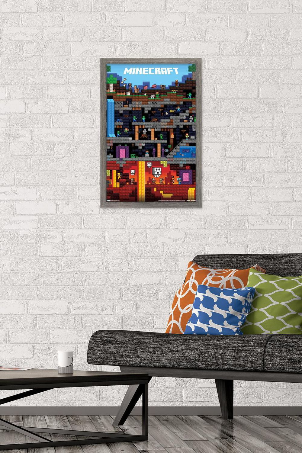 Minecraft - Worldly Wall Poster