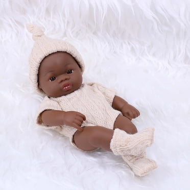 EGNMCR Room Decor, Home Decor, Wall Decor 7.87 Inch Soft Newborn Baby Dolls Vinyl Baby Dolls With Clothes Set Including Pacifier Realistic Doll Look Real Doll Doll