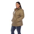 thumbnail image 2 of White Mark Manteau Matelassé pour Femme, 2 of 6
