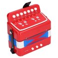 thumbnail image 1 of Mini Musical Instrument, Training Skills Children's Accordion Toy Waterproof Ease Of Playback Educational  For Kids, 1 of 8