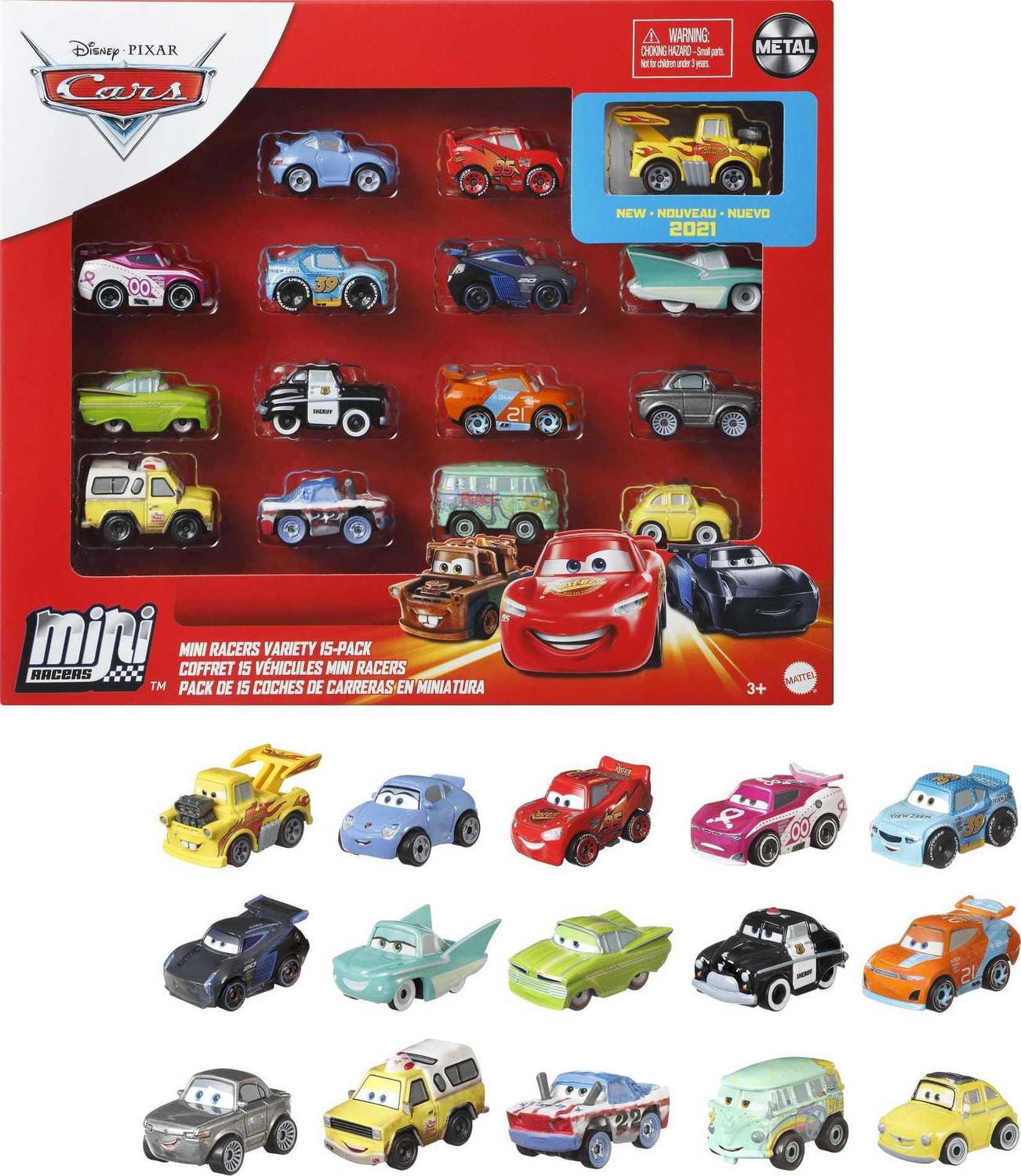 Disney Pixar Cars Mini Racers 15 マテル社製 Disney Pixar Cars Mini Racers Variety 15-Pack - Walmart.ca