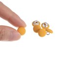 thumbnail image 4 of Unique Bargains 10pcs 16L Fabric Cloth Covered Button 10mm Round Metal Shank Sewing Buttons for Suits Dress Blouses, Yellow, 4 of 5
