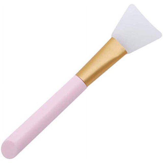 Silicone Face Mask Brushes, Mask Beauty Tool DIY Mask Stick Soft Silicone Facial Mud Mask Applicator Brush Hairless Body Lotion and Body Butter Applicator Tools(1PC, Random Color)