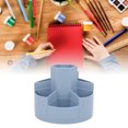 thumbnail image 3 of Porte-stylo Grande Capacité Rotation à 360 Degrés Rangement Résistant à l'Usure pour Bureau École Conception à Sept Compartiments Conception à Ouverture par Pas, 3 of 8