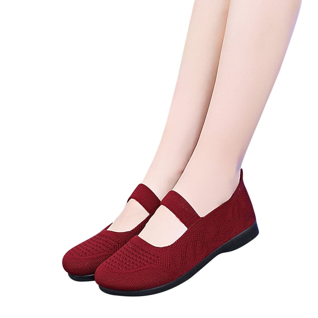 LSLJS Chaussures Plates Multicolores à Bout Rond pour Femmes, Espadrilles Légères et Souples, Chaussures Décontractées, Espadrilles pour Femmes