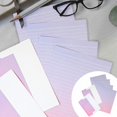 thumbnail image 2 of Gkeoshab Office&Craft&Stationery 6 Packs Stationery Paper Set (4 Double Stationery Writing Papers 2 Matching Envelopes) Four Gradients 4 Design (Morandi Color) Home & Garden, 2 of 8